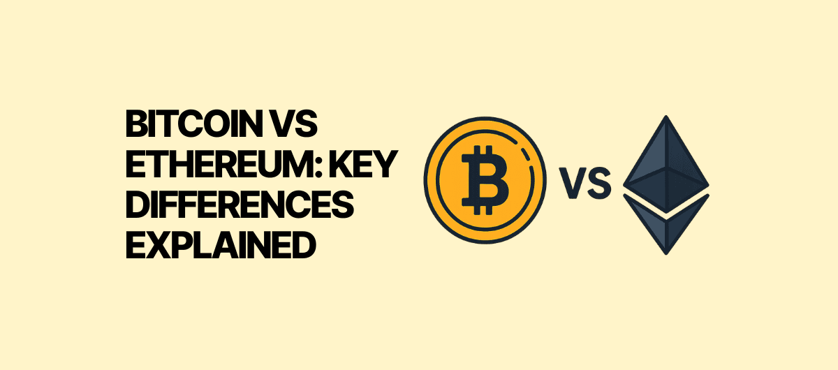 Bitcoin vs Ethereum: Key Differences Explained