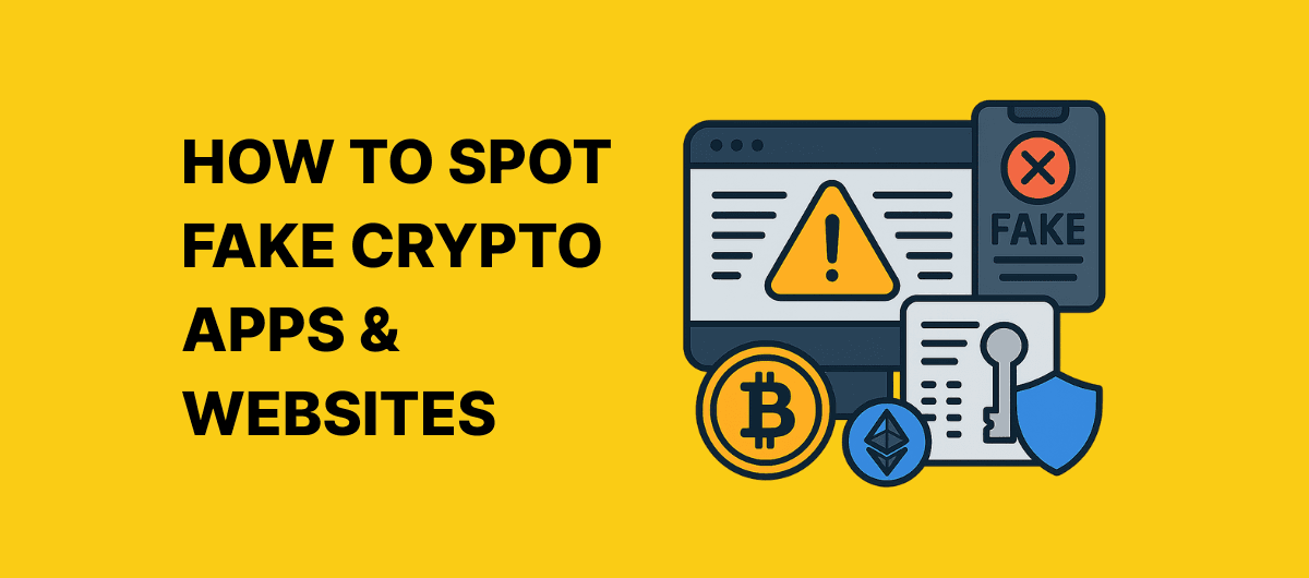 How to Spot Fake Crypto Apps & Websites (2025 Guide)